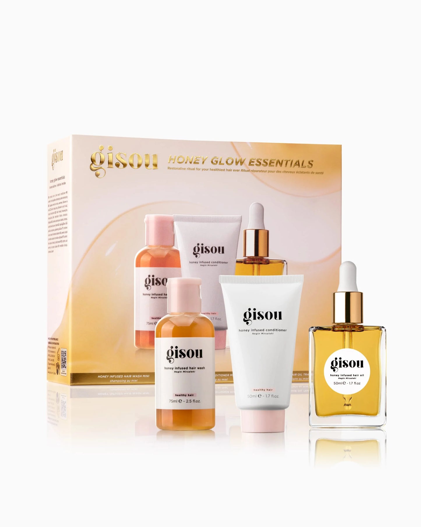 Gisou - NOURISHING HONEY GLOW ESSENTIALS SET