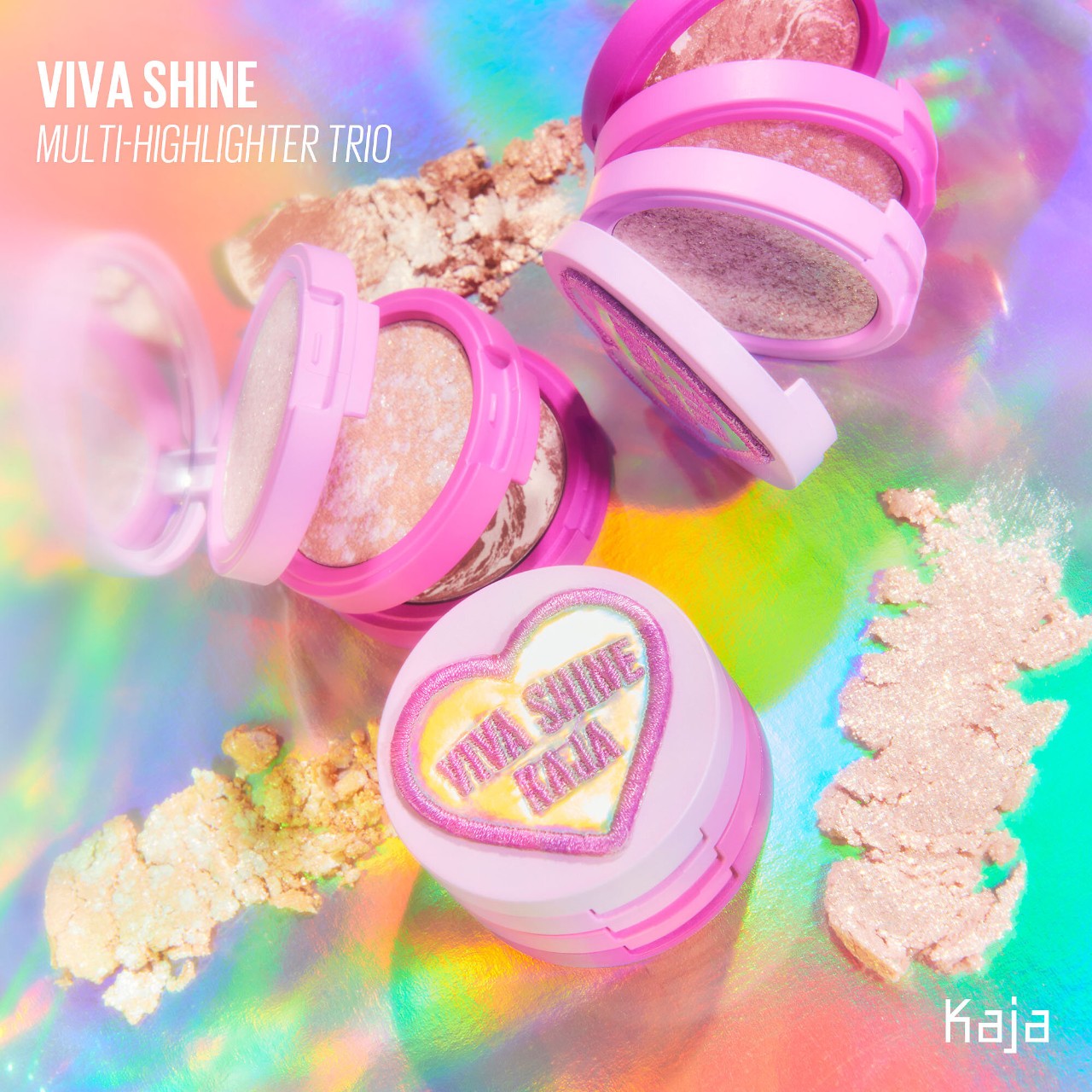 Kaja Viva Shine Bento Highlighter + Eyeshadow Palette (Preventa)