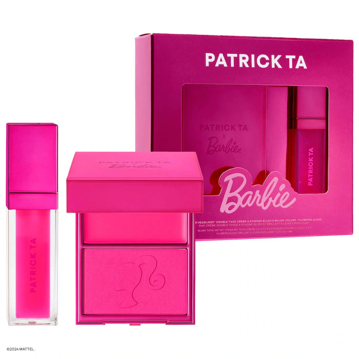 Patrick Ta x Barbie™ Blush Duo and Lip Plumper Set (Preorden)