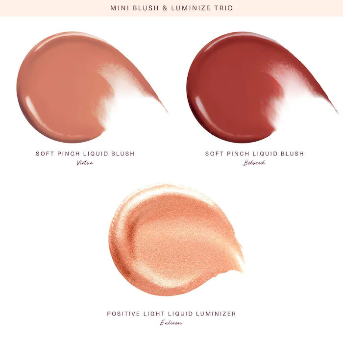 Rare Beauty - Mini Blush and Luminize Trio (Preorden)