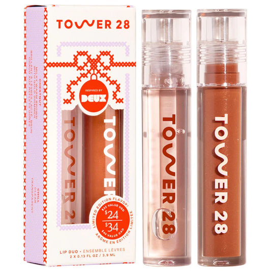 Tower 28 - Beauty Lip Drip Cookie Butter Lip Gloss Set Holiday 2023