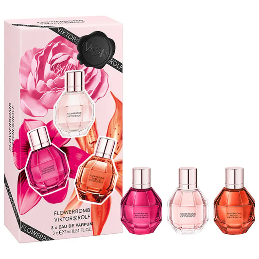 Viktor & Rolf - Mini Flowerbomb Perfume Trio Set (Preorden)