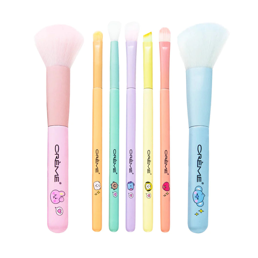 The Crème Shop - BT21 BABY The Perfect Blend Brush Collection (Set de 7)