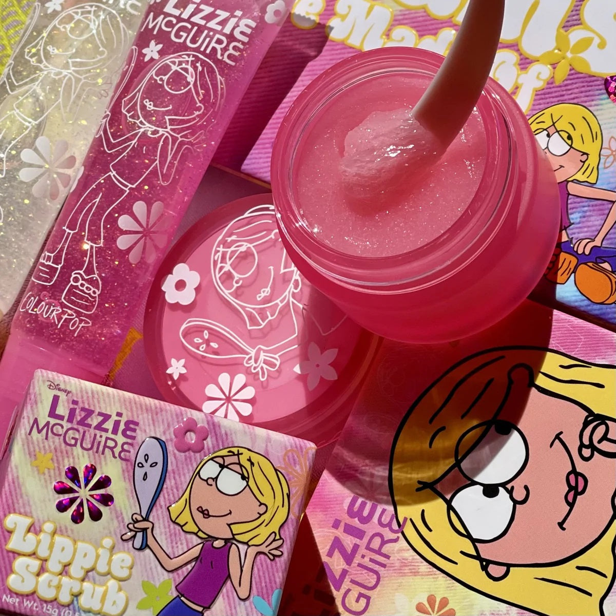 Colourpop x Disney Lizzie McGuire - Exfoliante Labial Scrubb Buublegum Pop