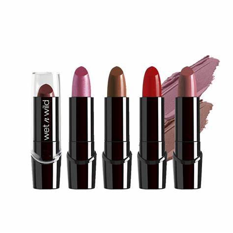 Wet n Wild - Silk Finish Lipstick  (Tono a elegir)